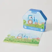 Farm puzzle box set