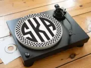 SKA Felt Record Player Turntable Slipmat Mat, Trojan Skinhead Reggae Jamaica