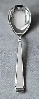 Robbe And Berking Deco Art Small Compote/ Salad Spoon 925 Sterling Silver