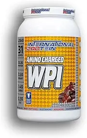 International Protein Amino Charged Chocolate Flavour Whey Protein Isolate Powder 1.25 kg