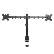 MS02N Dual Monitor Stand for 14''-28'' Monitor 360° Rotation Adjustable Height, VESA 75x75/100x100mm Holders,Ergonomic C