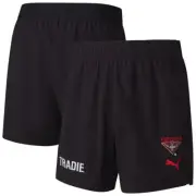 Essendon Bombers AFL 2025 Puma Training Shorts Sizes S-6XL!