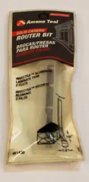 Amana 51430 Solid Carbide InVectra Aluminum Laminate Trim 1/4" x 5/8" Router Bit