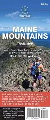 在飛比找博客來優惠-AMC Maine Mountains Trail Maps