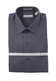 Men's KENNETH COLE Purple NON IRON Dress Shirt 16 34/35 NWT NEW