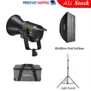 Godox VL150II 5600K LED Video Continuous Light + 60*90cm Grid Softbox + Stand