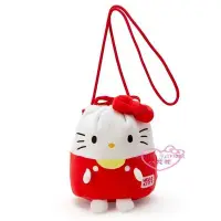 在飛比找Yahoo!奇摩拍賣優惠-小公主日本精品♥ Hello Kitty 絨毛 造型束口袋 