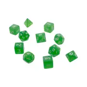 Eclipse 11 Dice Set (Lime Green)