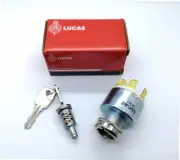 Lucas 3 Way Ignition Lighting Switch Keys Barrel Triumph T140 Bonneville LU35351