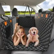 Back Seat Extender for Dogs,Dog Car Seat Cover with Hard Bottom-Supports 350l...