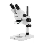 7X-45X Stereo Binocular Microscope with 14" Pillar Stand + 64-LED Ring Light
