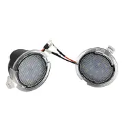 Led Side Mirror Puddle Lights Lamps for Edge Mondeo 5 Taurus E X Flex Explorer Expedition Blacktransparent