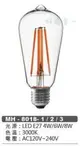 MARCH LED 8W 燈絲燈 復古金 E27 ST64 超省電 愛迪生燈泡 工業風 復古 仿鎢絲 好商量~