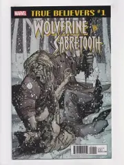 True Believers: Wolverine vs Sabretooth #1 Marvel Comics 2018 #10 1989 NM