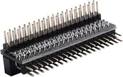 GeeekPi Micro Connectors 40-pin GPIO 1 to 2 Expansion Board for Raspberry Pi 2 x 20-pin Strip Dual Male Header Double Row Straight GPIO Connector Pin Header Compatible with Raspberry Pi
