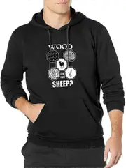 Hoodie For Men Wood For Your Sheep 100% Cotton Hoodies Crewneck Settlers Of Catan Board Game Hoody High quality smooth lines 3XL