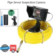 4.3" Sewer Camera Waterproof 22mm HD Inspection Borescope Camera with 8PCS Light
