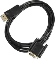 Angoily Conversion Cable Displayport to Vga Cable for Projector Vga to Displayport Adapter Dp to Vga Cable Gold Plated Cable Dp Male to Vga Male Cable Monitor Cord Black Copper Core