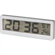 XC0230 LCD Clock With Temperature Simultaneous Display 215(L) X 73(H) X 22(D)mm LCD CLOCK WITH TEMPERATURE