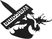 Abaodam Lawn Art Ornament Fairy Dragon Metal Stake Sign Welcome Decor for Garden Yard