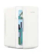 AstroAI Mini Fridge 2.0 Gen, 6 Liter/8 Cans Makeup Skincare Fridge 110V AC/ 1
