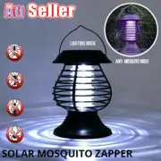 Solar Mosquito Killer Lamp Fly Trap Zapper Catcher Bug Insect Outdoor AU