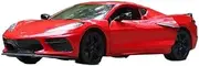 Scale Finished Model Car Diecast 1:18 Scale 2020 for Corvette - Red 31447 Two-door Alloy Die Cast Simulation Sports Car Miniature Replica Car