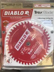 New DIABLO D0744CD 7 1/4” 184mm 44 Tooth TREX Composite Decking BLADE