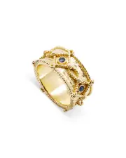 Capucine De Wulf Victoria Labradorite Band Ring