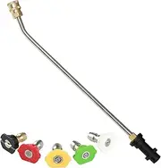Gutter Cleaning Tools for Karcher K2 K3 K4 K5 K6 K7, Pressure Washer Extension Rod Gutter Cleaner Lance with 5 Spray Nozzles for Pressure Washer, Under-Car Cleaner (30 Degrees)