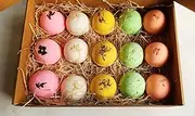 Aaranyam | Bath Bomb - spa set for women Rose, calendula, Oats, Green tea, Pink salt |Refreshing hot water bath hydrating moisturizing enchanting Fizzy Aromatic Bath Bomb (75 g) each - Pack of 15