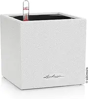 Lechuza Canto Stone 14 All-in-One Planter, Quartz White