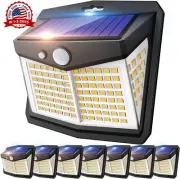 Luces Solares Para Exteriores Luz Solar LED Exterior de Pared Jardin Patio 8 Pcs