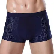 4 PCS Bamboo Boxer Briefs, Box Hero Bamboo Boxers Shorts Men-For All-Day Comfort blue L
