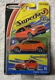 Matchbox Superfast Ford Focus Diecast Car