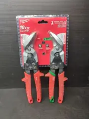 Milwaukee Tool 48-22-4523 2 Pc Offset Aviation Snips Set New