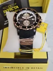 Invicta - SEA VULTURE - Butterfly Clasp Rose Gold - Chronograph - mens watch