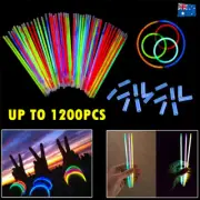 100-1200 Mixed Colour Glow Sticks Bracelets Party Glow In the Dark Glowsticks AU