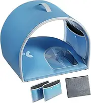 Cooling Cat House | Cats Ice Shelter Foldable Cooling House - Intelligent Comfortable Long Lasting Coolness, Weatherproof Large Pet Home for Living Room Park Garden