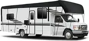 NEWFUN Motorhome Tarpaulin, Caravan Protective Cover, Motorhome Protective Roof, 210D Roof Protection Tarpaulin Cover for Motorhomes and Caravans (7.5 x 3 m)