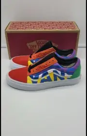 Men’s VANS “Old Skool Statement” Suede Embroidered Shoes Sz 9 Men/10.5 Women