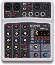 4 channel 16 DSP Echo dj audio sound mixer interface mixing console karaoke with
