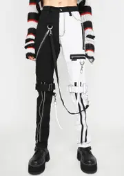 [Tripp NYC] Split Leg Skinny Bondage Pants