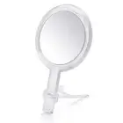 Double Sided 1x - 7X Magnification Hand Held Makeup Mirror with Adjustable
