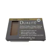 L'Oreal Dualite Perfectly Flawless Compact Makeup Face Powder SAND BEIGE Shade