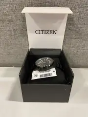 Citizen Eco-Drive Analog Men's 40mm case All Black With Date