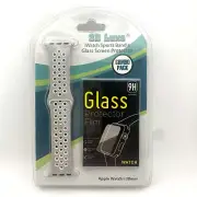 3D Luxe iWatch Band& Glass Screen Protector COMBO PK Compatible Apple Watch 38mm