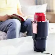 Portable Mini Refrigeration Rapid Cup Heating Cooler, Car Iced Beer Wine Beverage Electronic Bottle Cooler, Desktop Fast Cooling Fridge Single Bottle Drink Chiller for Home Travel