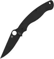 NEW Spyderco Military 2 Compression Lock - BLACK Folding Knives