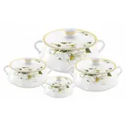 Lorenzo Casserole Insulated casserole 4pcs Hotpot Set with Stainless Steel Inner